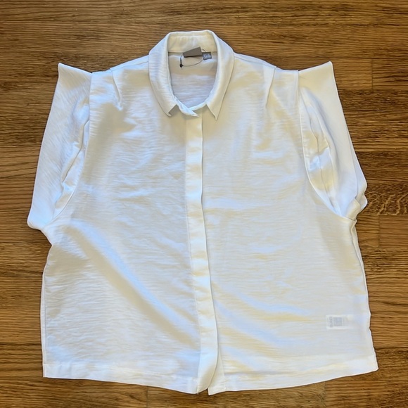 ASOS ruffle sleeve top size 4 - Picture 5 of 8